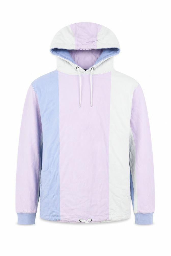 Topman Men's Multicoloured Striped Hoodie XS Pullover