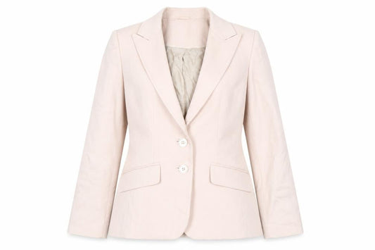 Next Women's Ivory Blazer, Pinstripe, Regular Fit