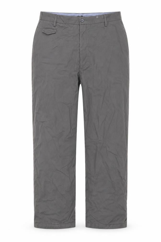 Pegasus Men's Grey Trousers, Size 30, Button Closure