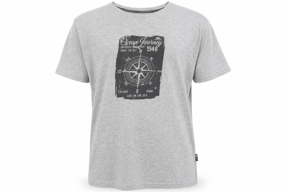 Trespass Men's Grey Nautical XL Quick Dry T-Shirt