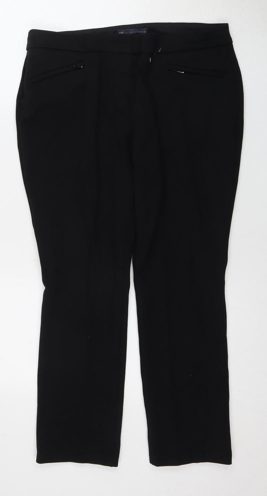 Marks and Spencer Women's Black Trousers Size 14