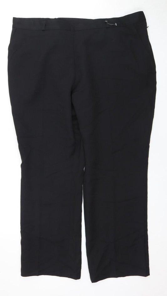 Marks and Spencer Women's Black Trousers Size 18