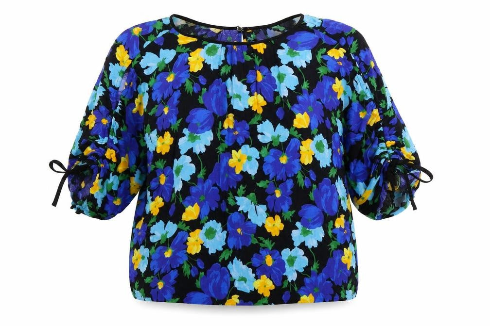 Zara Basic Women’s Floral Tunic Blouse, Size 12