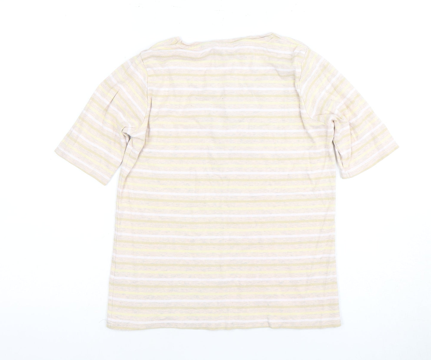 Isle Essentials Women's Multicoloured Striped T-Shirt S