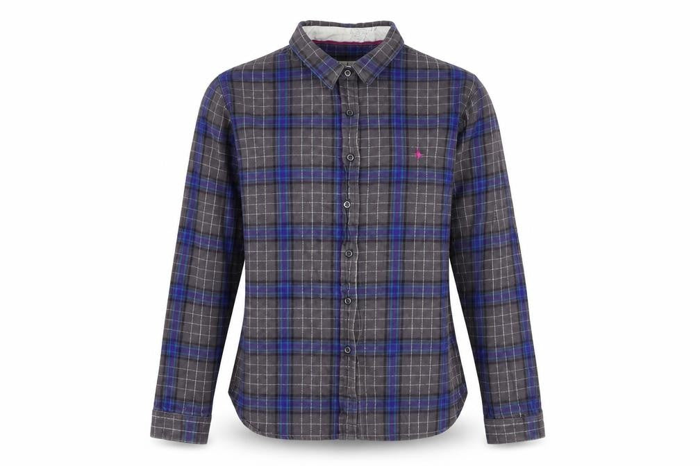 Jack Wills Women's Multicoloured Button-Up Shirt