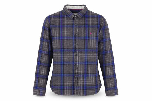 Jack Wills Women's Multicoloured Button-Up Shirt