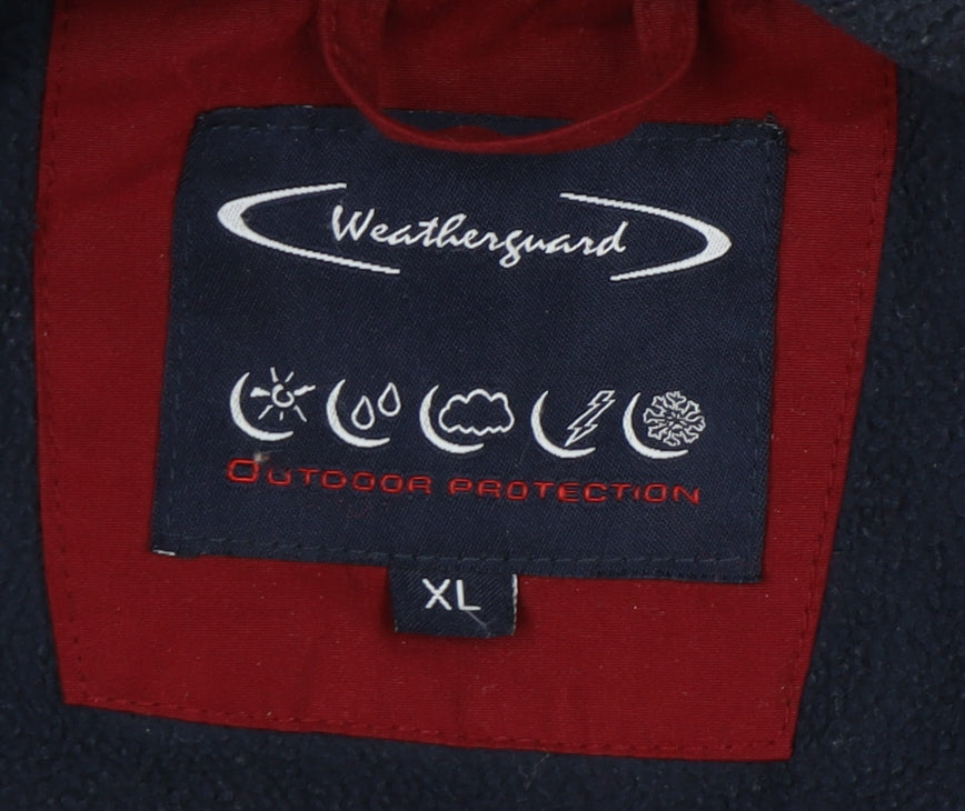 Weatherguard Men's Red XL Parka Hooded Jacket