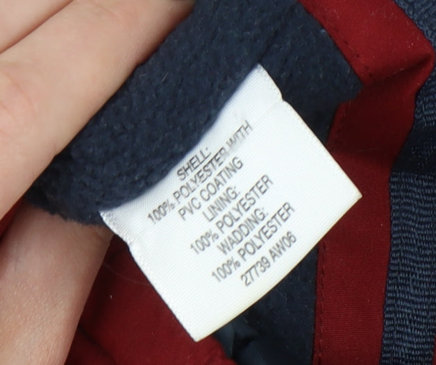Weatherguard Men's Red XL Parka Hooded Jacket