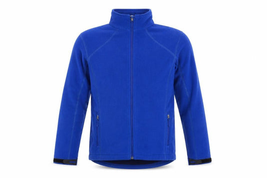 Lands' End Men's Blue Fleece Jacket, M, Casual Mid-Length