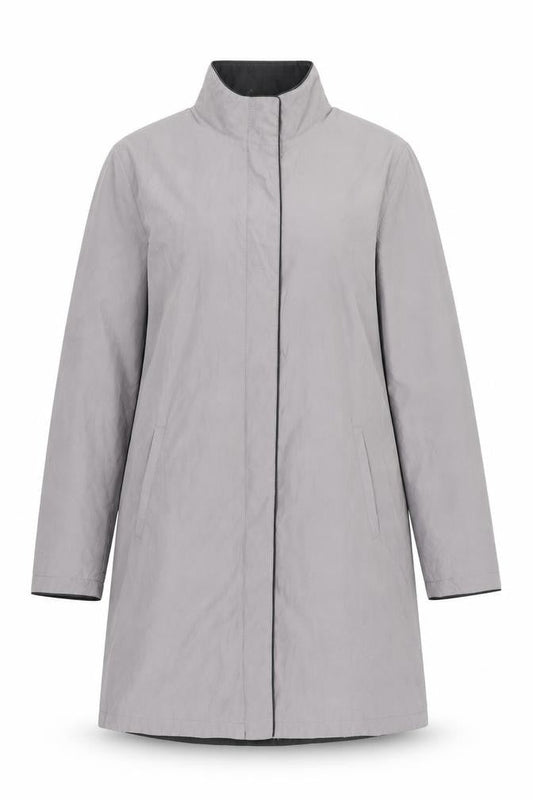 Debenhams Women’s Grey Mid-Length Coat, Size 10