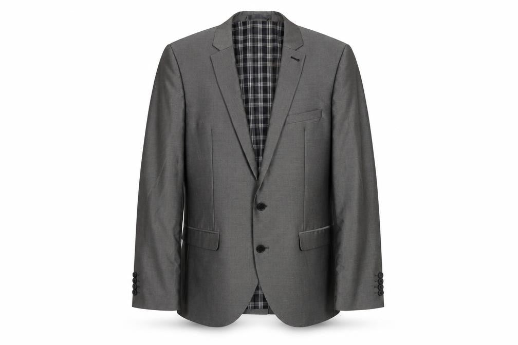 Next Men's Grey Blazer, Size 40R, Business Casual