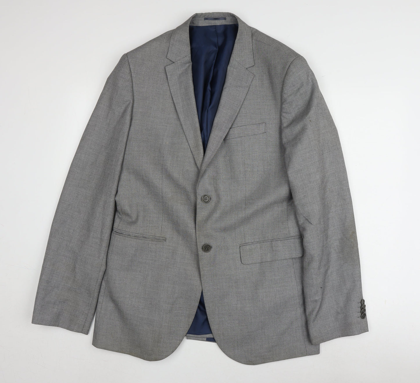 River Island Men's Grey 42L Blazer, Business, Casual
