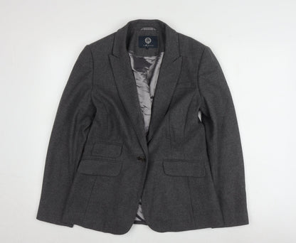 Viyella Women’s Grey Blazer Size 10 Regular Fit