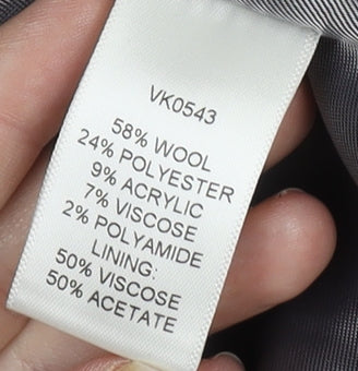 Viyella Women’s Grey Blazer Size 10 Regular Fit