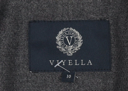 Viyella Women’s Grey Blazer Size 10 Regular Fit