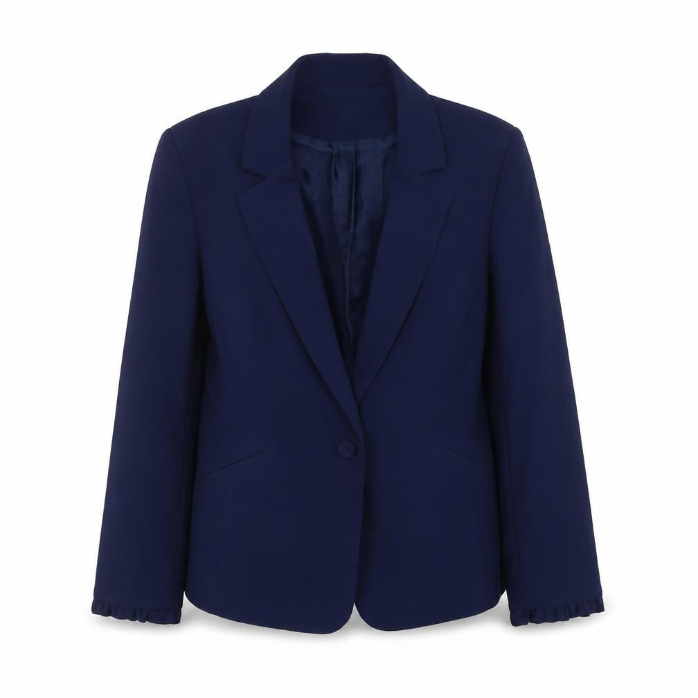 Oasis Women's Blue Blazer Size 10, Notch Lapel, Lined