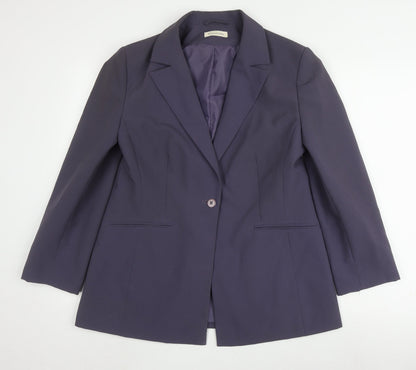 Collection Women's Purple Blazer Size 14