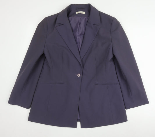 Collection Women's Purple Blazer Size 14