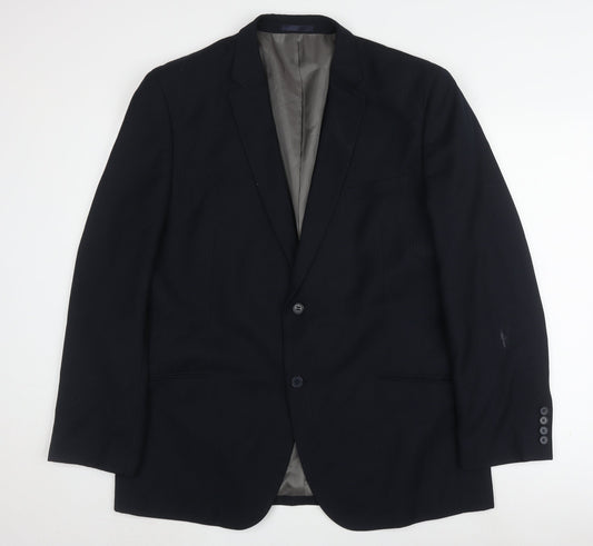 Butler & Webb Men's Blue Blazer 46 Regular Fit