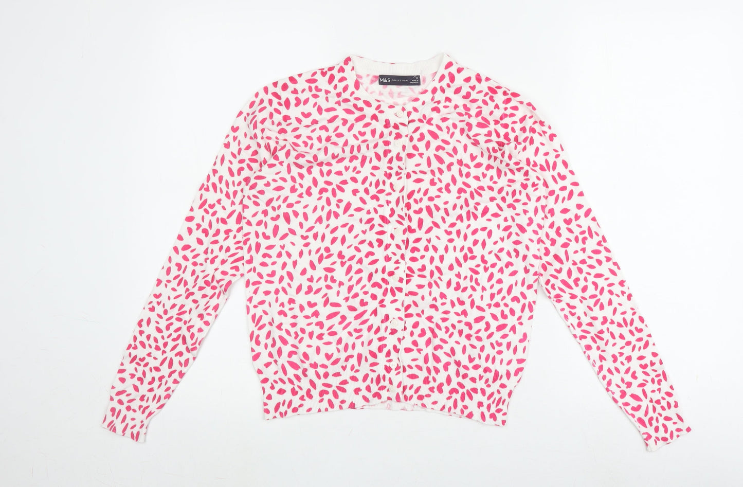 Marks and Spencer Women's Multicoloured Animal Cardigan Size 10