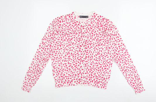 Marks and Spencer Women's Multicoloured Animal Cardigan Size 10