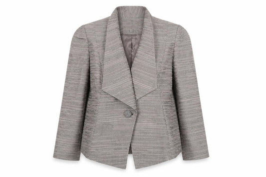CC Grey Women Suit Jacket, Size 12, Classic Style