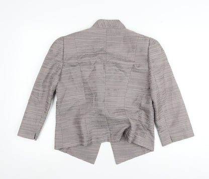 Country Casuals Grey Women Suit Jacket, Size 12, Classic Style