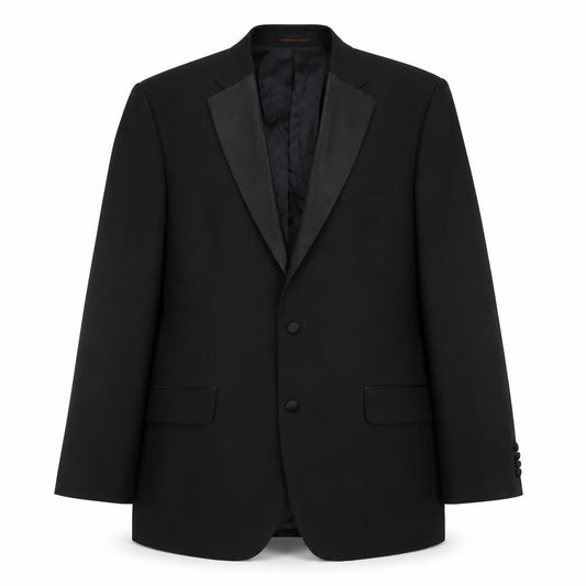 1860 Menswear Black Tuxedo Blazer Men's 44R Formal