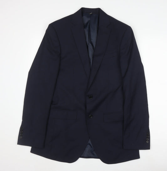 Marks and Spencer Men's Navy Blue Blazer Jacket 38L