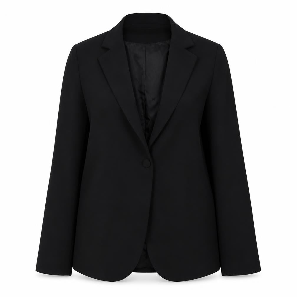 PrettyLittleThing Women’s Black Blazer, Size 10, Slim Fit