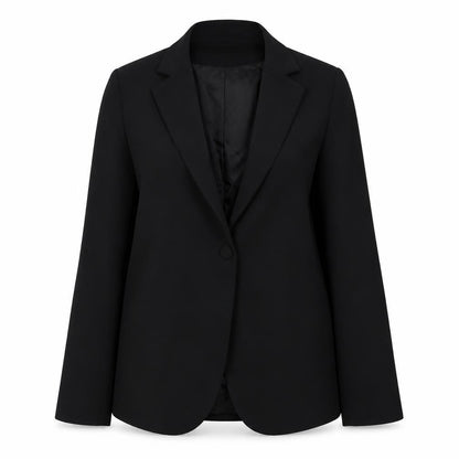 PRETTYLITTLETHING Women’s Black Blazer, Size 10, Slim Fit