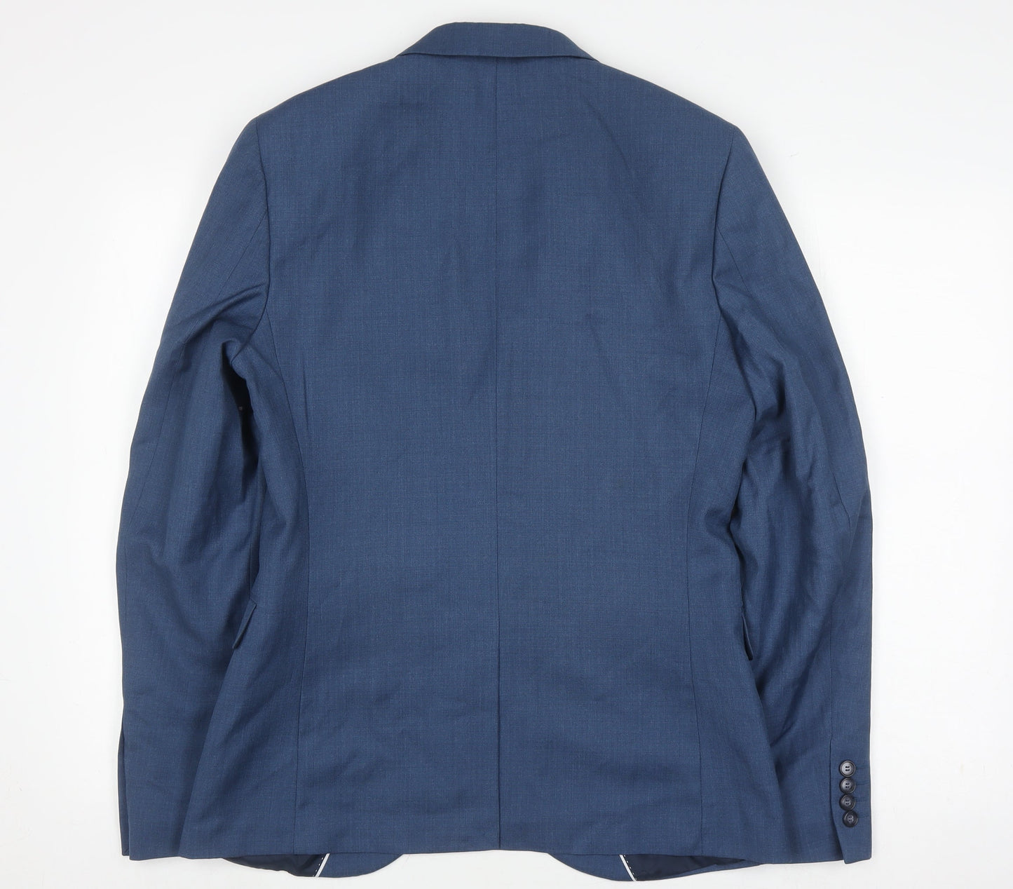 Topman Men's Blue Slim Fit Blazer Jacket 38