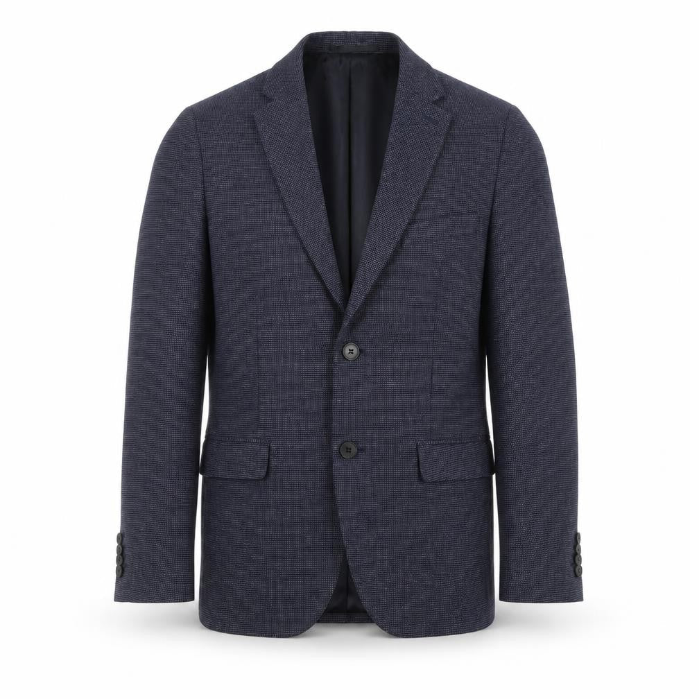 H&M Men's Blue Check Blazer Slim Fit, 36R Formal