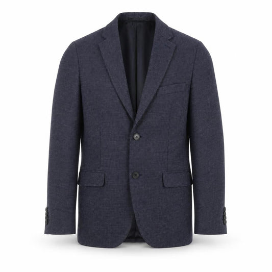 H&M Men's Blue Check Blazer Slim Fit, 36R Formal
