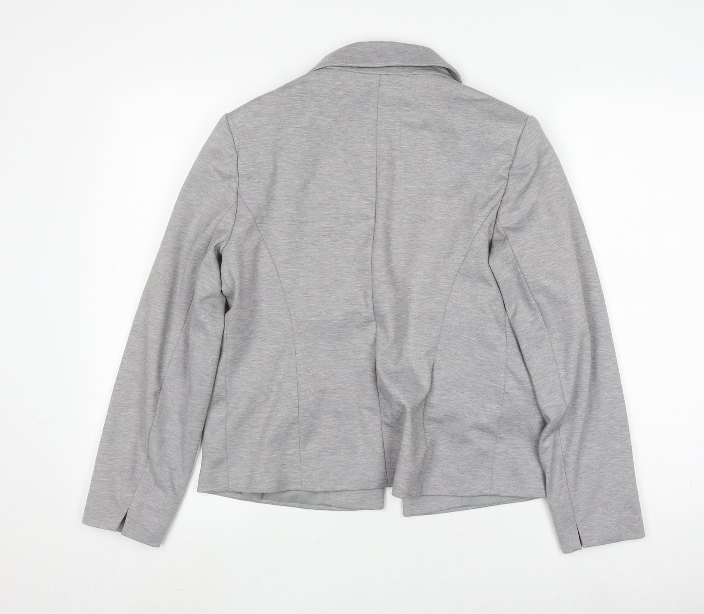 Miss Selfridge Grey Petite Blazer Women Size 10, Regular Fit