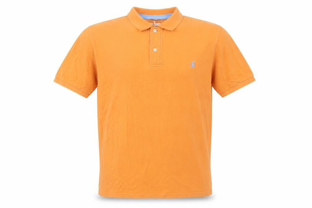 Joules Men's Orange Polo Shirt L Classic Style