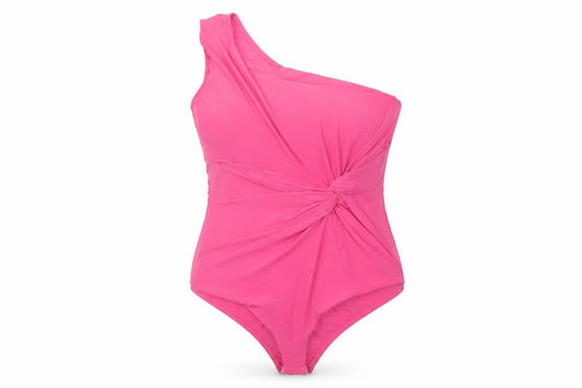 Front view of Club L London Women's Pink Bodysuit, size 18, Partywear