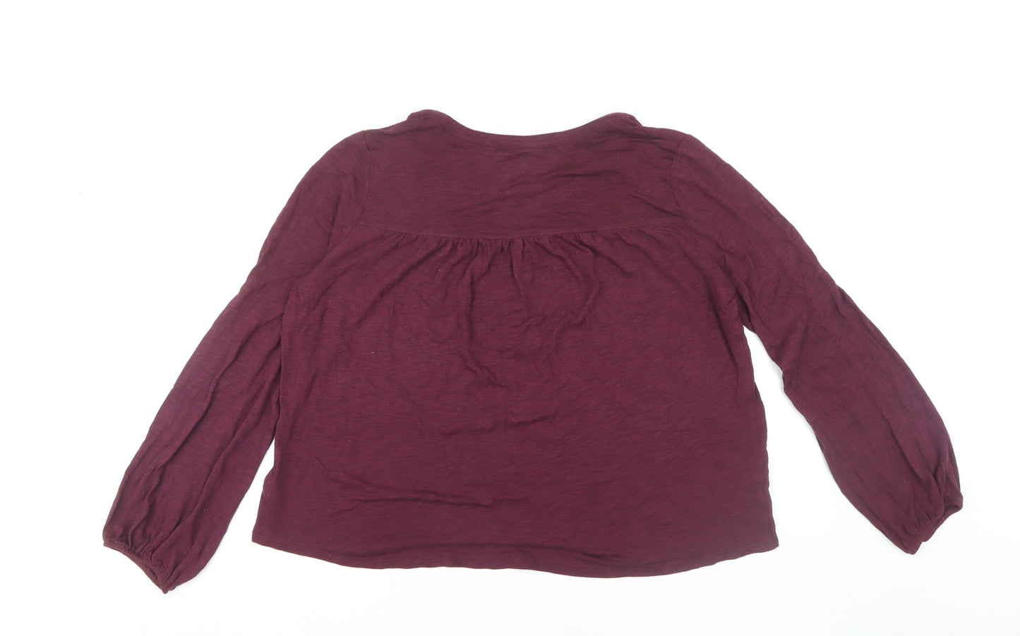 GAP Women's Red Long Sleeve Tunic Blouse M