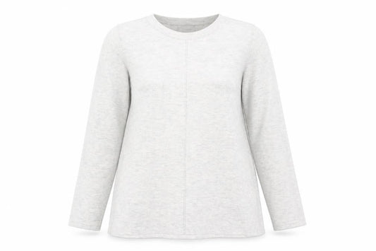 Jigsaw Women's Grey Crew Neck Wool Blend Jumper S
