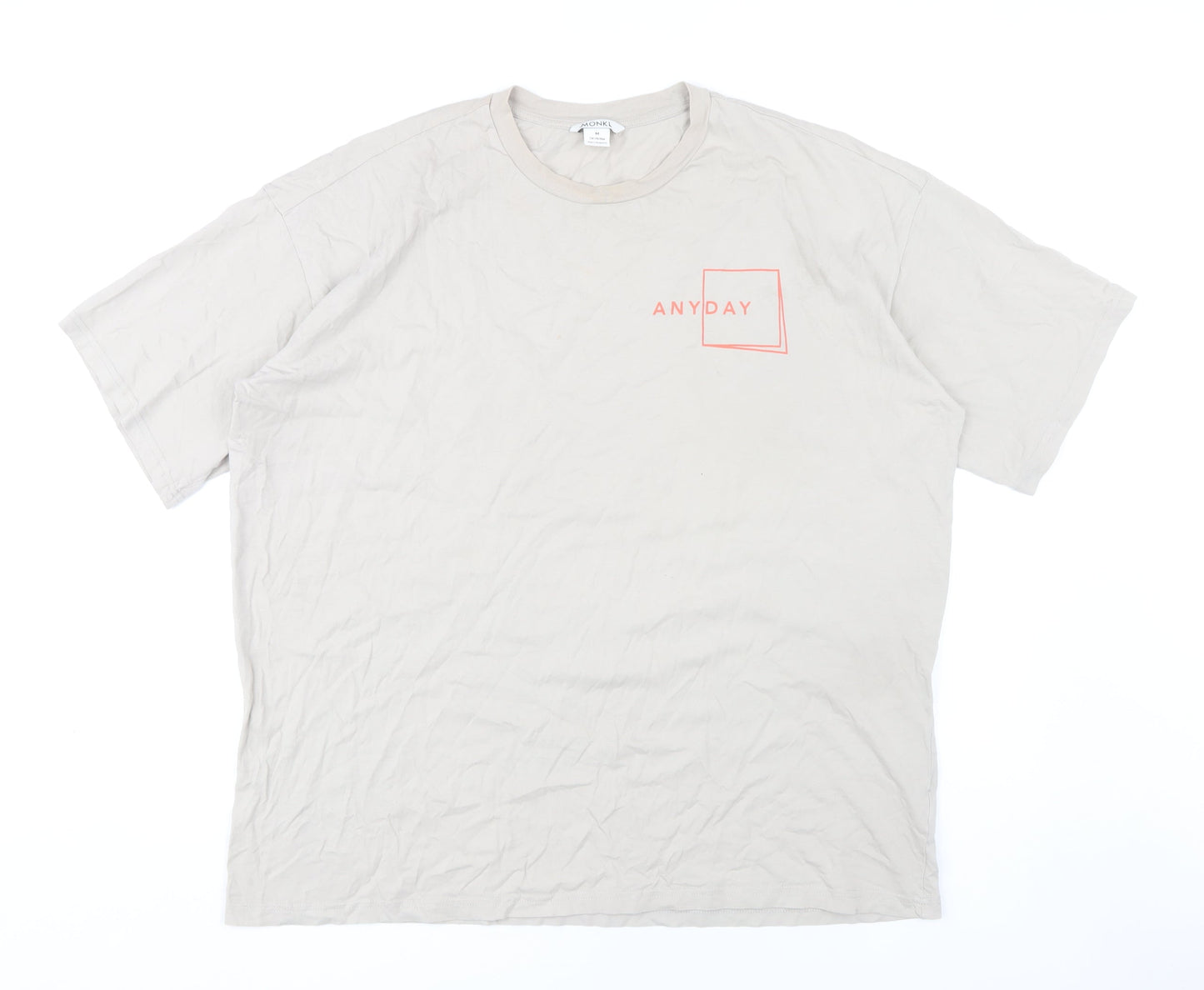 Monki Women's Beige M Casual T-Shirt
