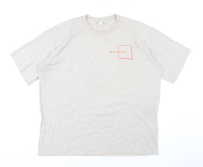 Monki Women's Beige M Casual T-Shirt