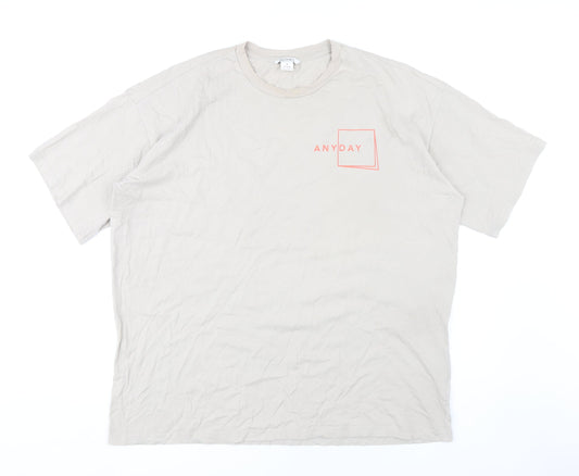 Monki Women's Beige M Casual T-Shirt
