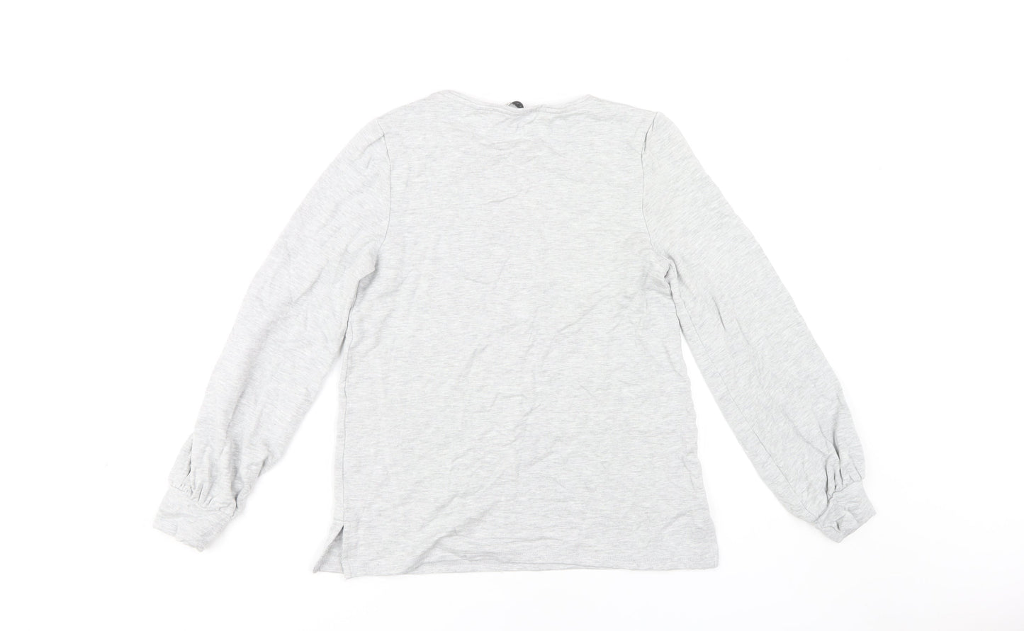 Oasis Women’s Grey Long Sleeve T-Shirt, Size S