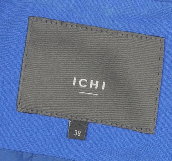 ICHI Women's Blue Blazer Size 10 Regular Fit