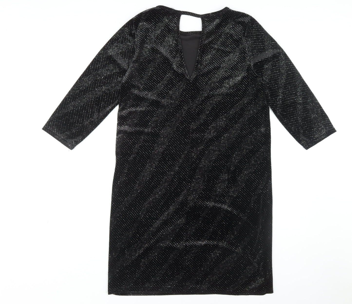 Dorothy Perkins Women's Black Sheath Dress, Size 14