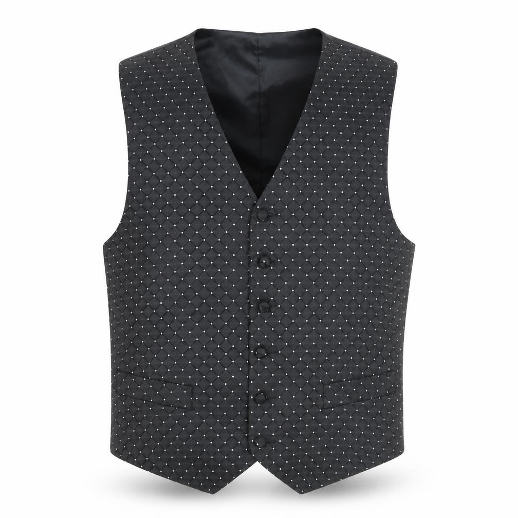 1860 Menswear Grey Waistcoat, Medium, Men's Formal