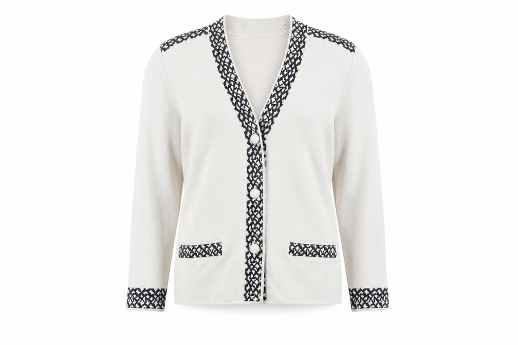 Your Sixth Sense Women's White Cardigan - Size S