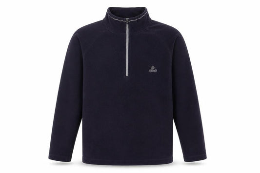 Craghoppers Men's Black Fleece Pullover Sweatshirt, Logo