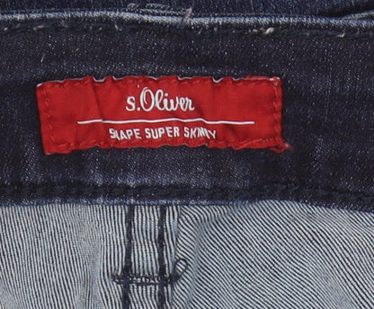 s.Oliver Women's Blue Skinny Jeans Size 10