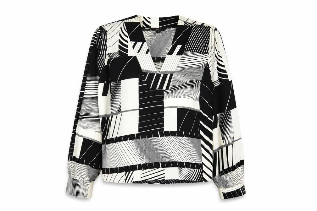 Next Women's Multicoloured Geometric Blouse UK 6